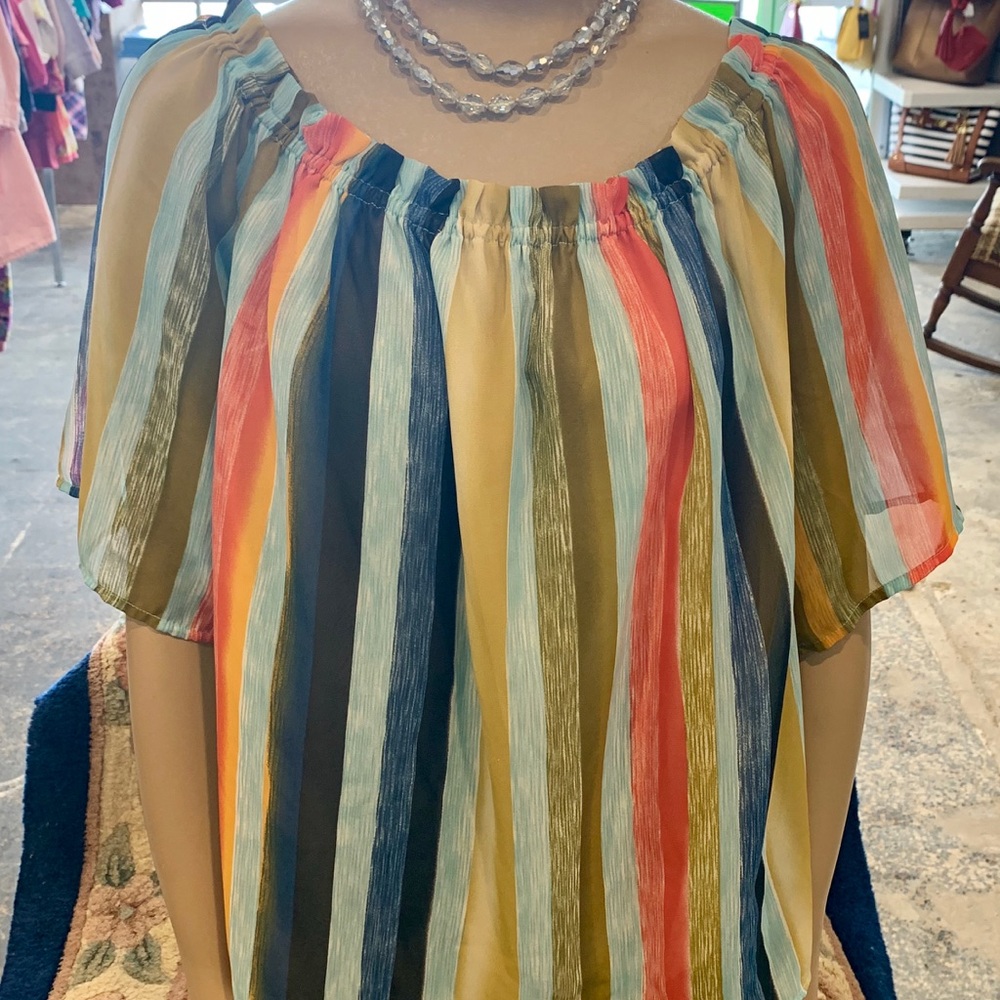 New York & Company off the shoulder blouse